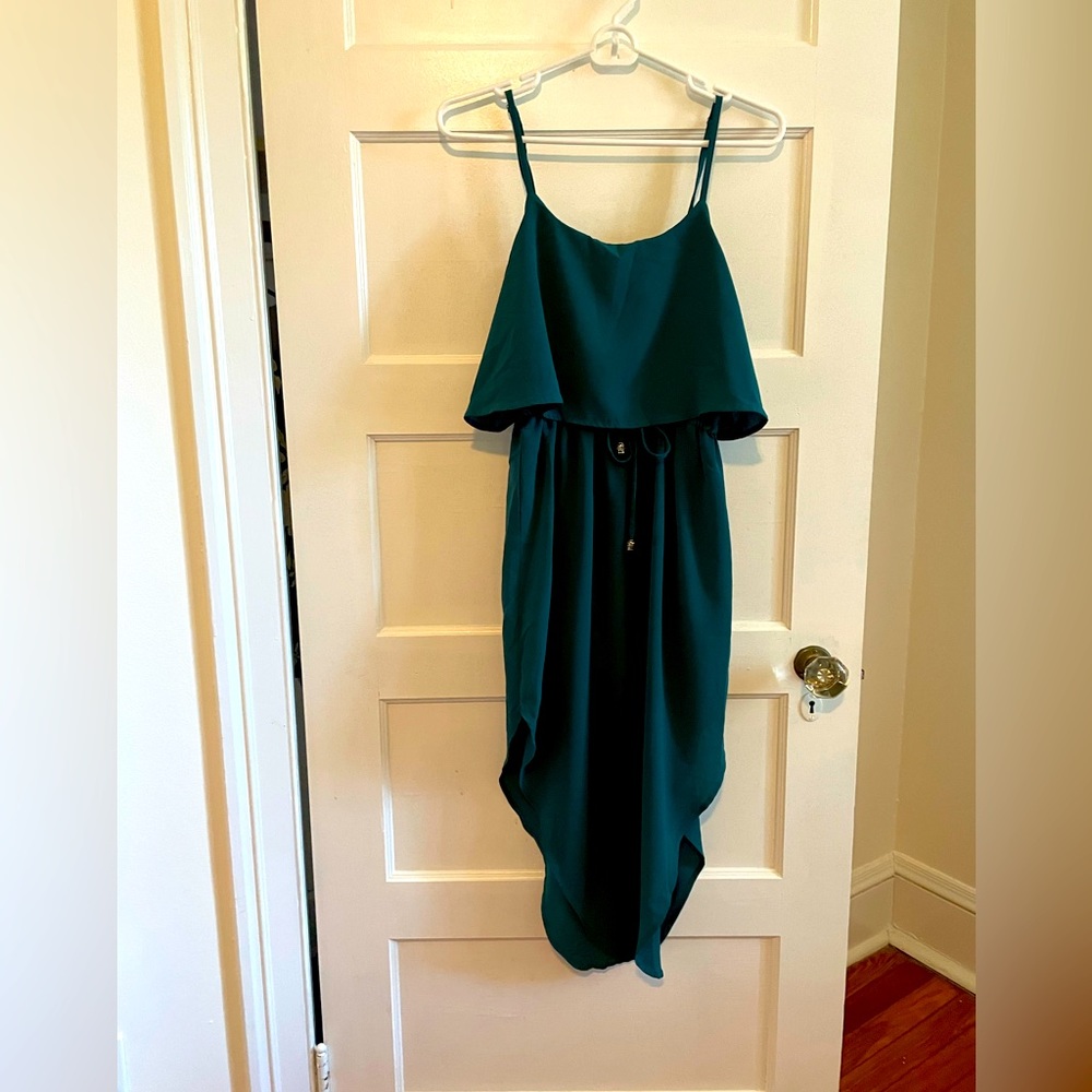Green summer dress